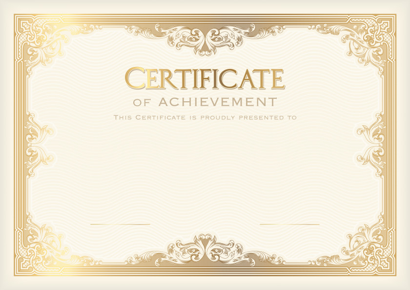 Certificate Template Clip Art Image Academic Student Poster School PNG