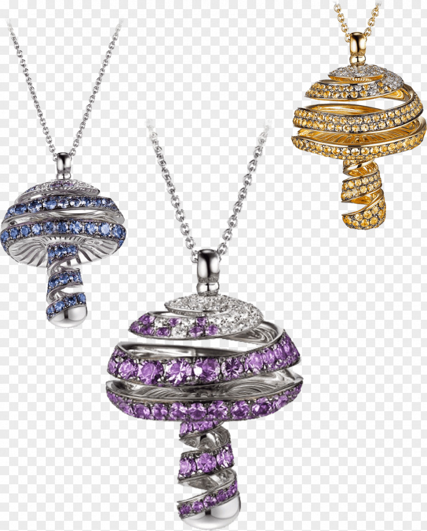 Jewellery Locket Earring Mushroom Necklace PNG