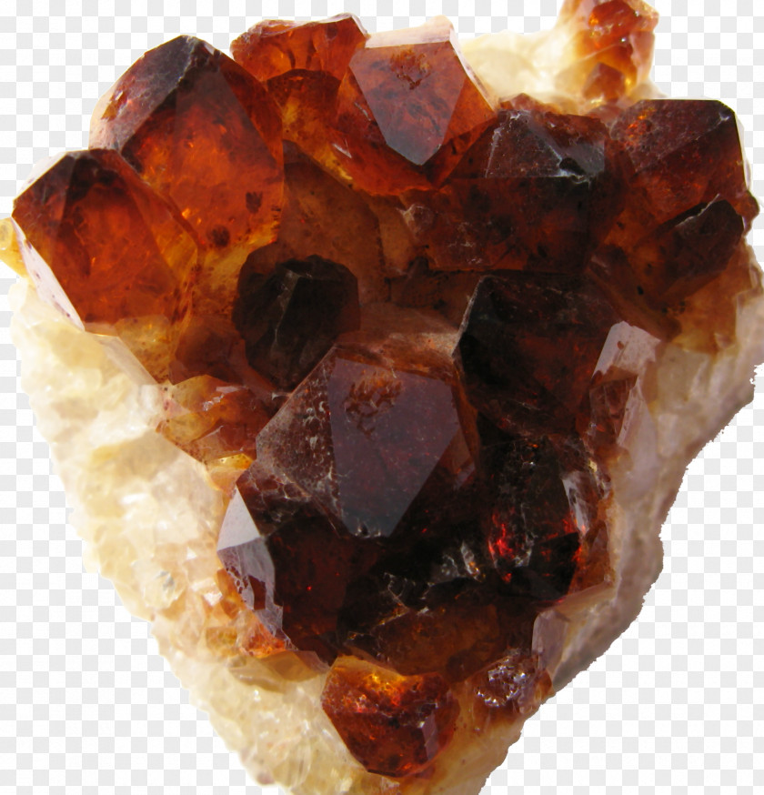 Minerals Citrine Crystal Cluster Amber Stone Of The Mind PNG