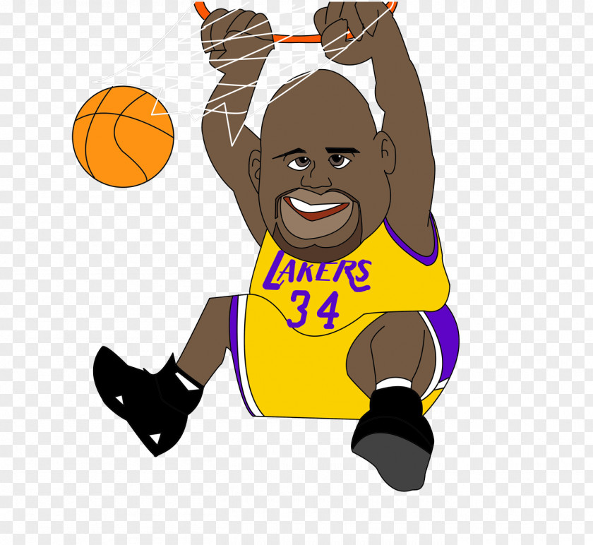 NBA Star All-Star Game Los Angeles Lakers Basketball Cartoon PNG