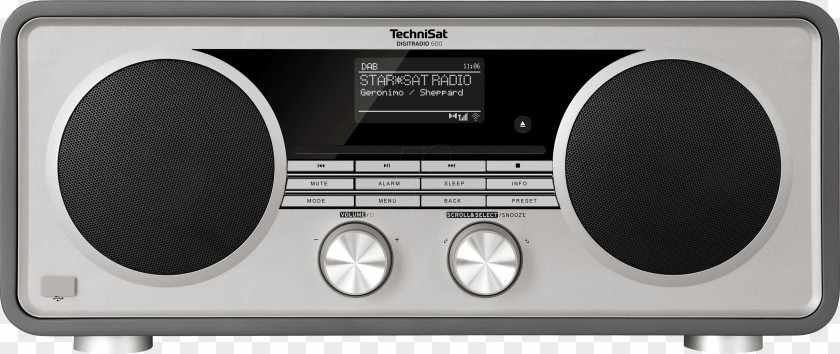 Radio TechniSat DIGITRADIO 600 Internet Table Top Bluetooth Digital Audio Broadcasting Stereophonic Sound PNG