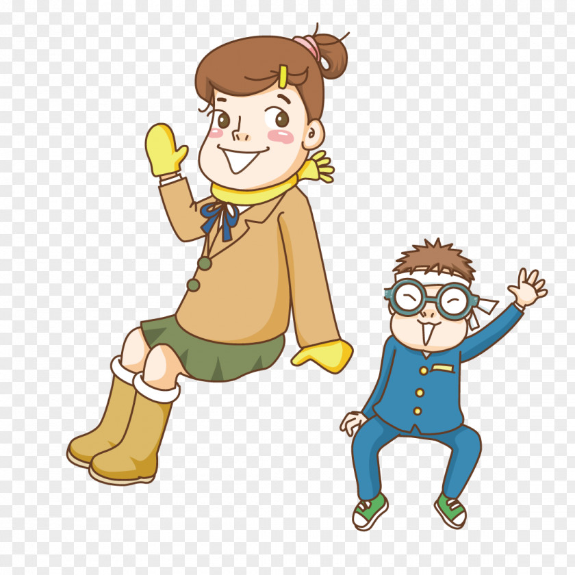 The Woman Jumped Up Cartoon Student Teacher PNG