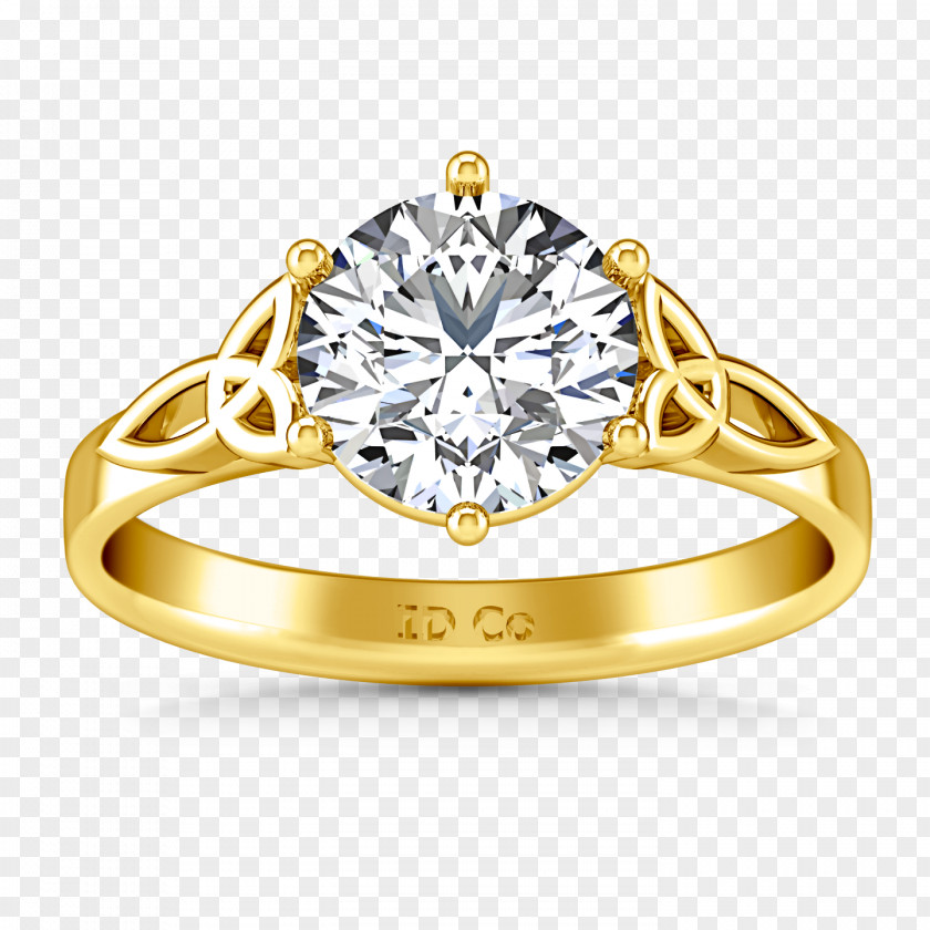 Diamond Engagement Ring Solitaire Wedding PNG