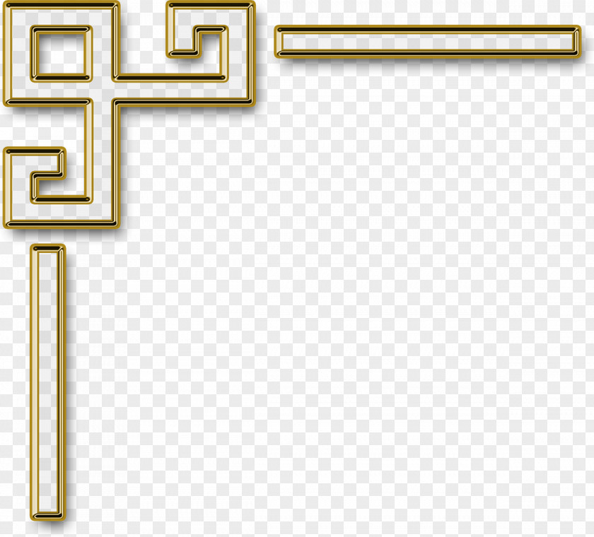 Gold Corner Decorative Arts Clip Art PNG