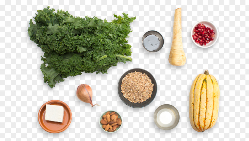 Kale Salad Leaf Vegetable Stuffing Farro Vegetarian Cuisine Ingredient PNG