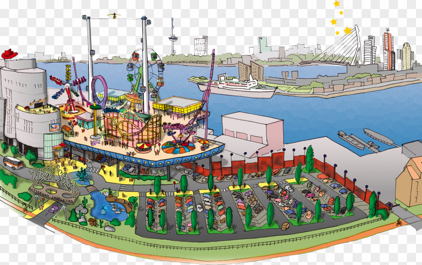Park Attractiepark Rotterdam Amusement Wunderland Kalkar Toshimaen Walibi Holland PNG