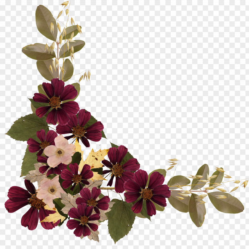 Corner Flowers PNG flowers clipart PNG