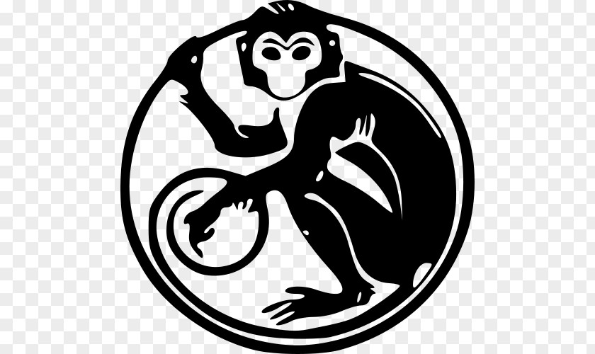 Monkey Chinese Zodiac New Year Astrological Sign PNG