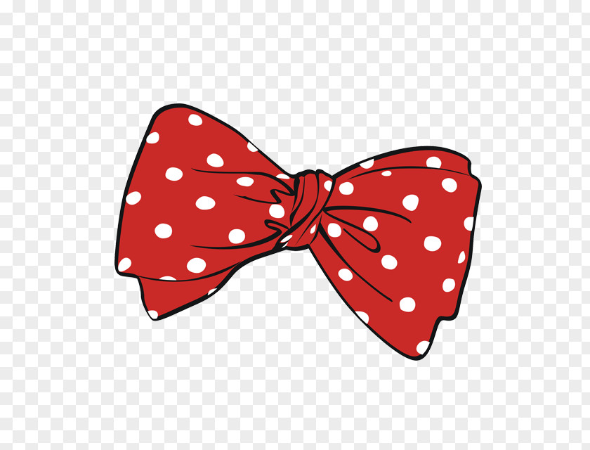 Red Polka Dot Bow Tie Shoelace Knot Shoelaces PNG