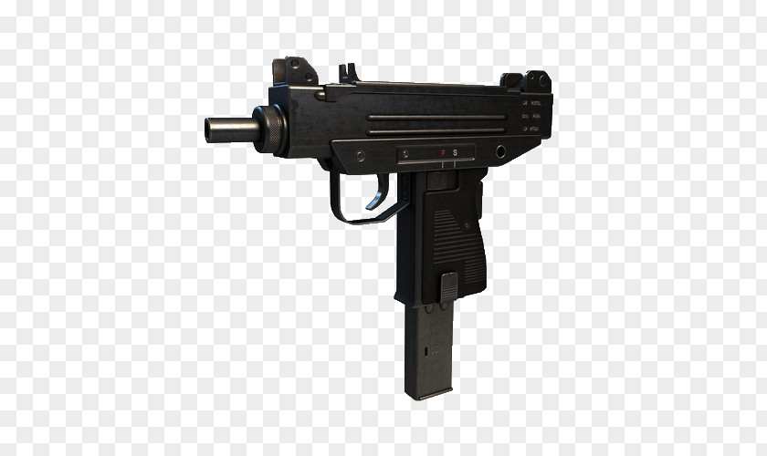 Weapon Trigger IMI Micro Uzi Submachine Gun Firearm PNG