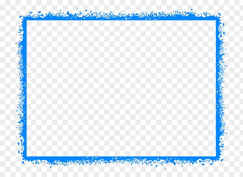 Blue Border Frame HD Clip Art PNG