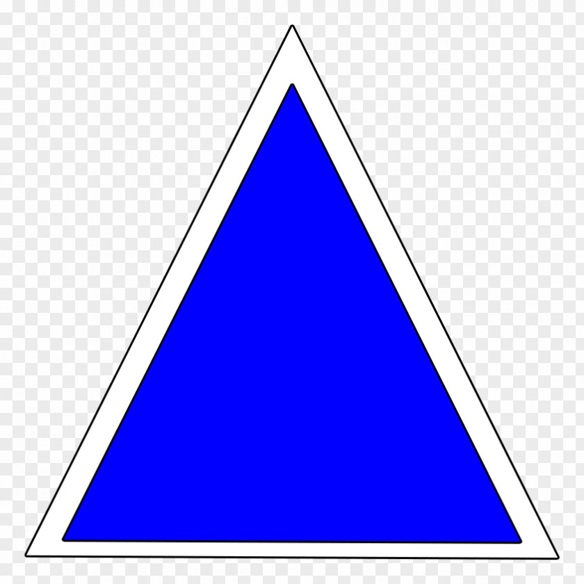 Blue Triangle Clip Art Openclipart Image PNG