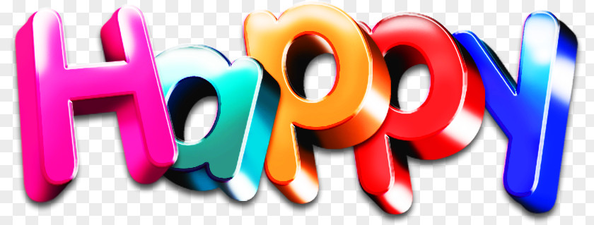 Happy Word PNG