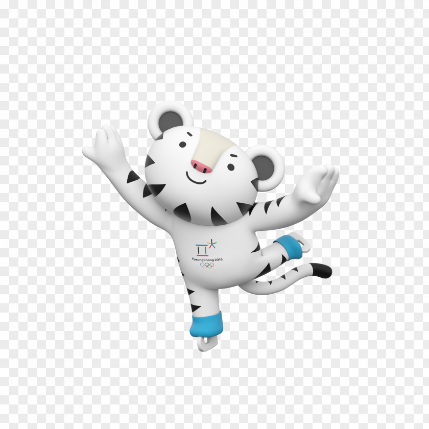 Korea Pyeongchang County 2018 Winter Olympics Paralympics Soohorang And Bandabi Alpine Skiing PNG