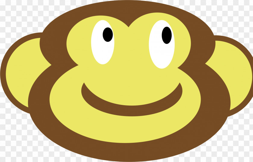 Monkey Clipart Snout Smiley Clip Art PNG