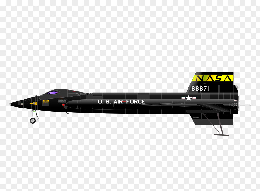 Aircraft North American X-15 Rocket-powered Supersonic Clip Art PNG