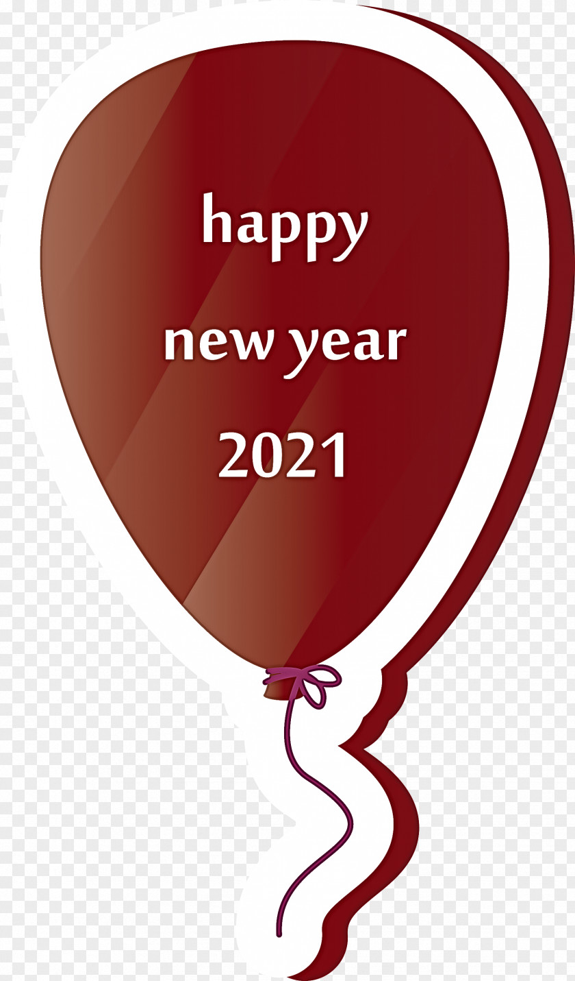 Balloon 2021 Happy New Year PNG