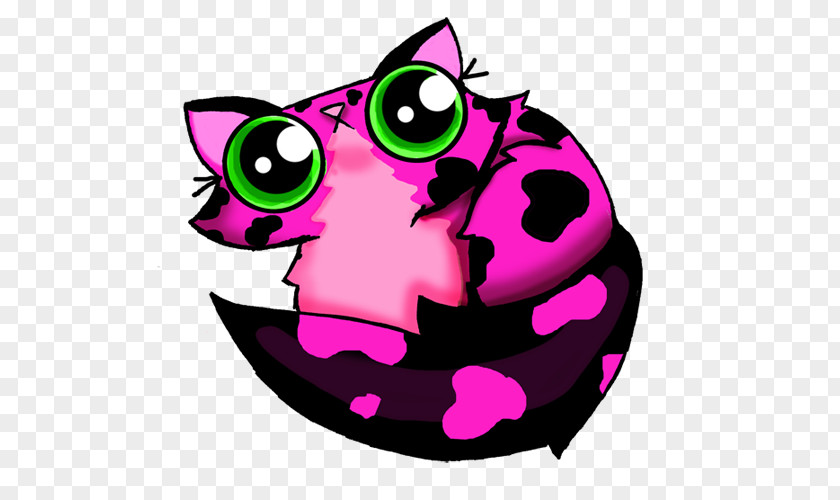 FUNNY CAT Snout Cartoon Pink M Clip Art PNG