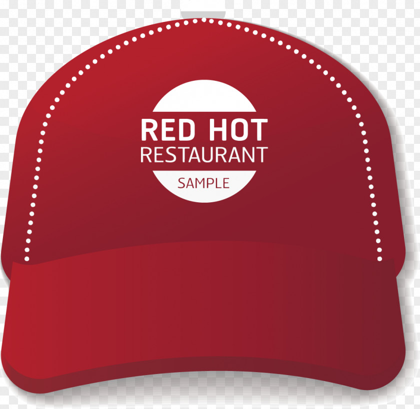 Vector Creative Design Sports A Red Baseball Cap Fig. Hat PNG