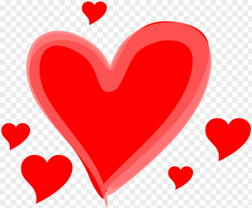 Cartoon Love Heart Hearts Clip Art PNG