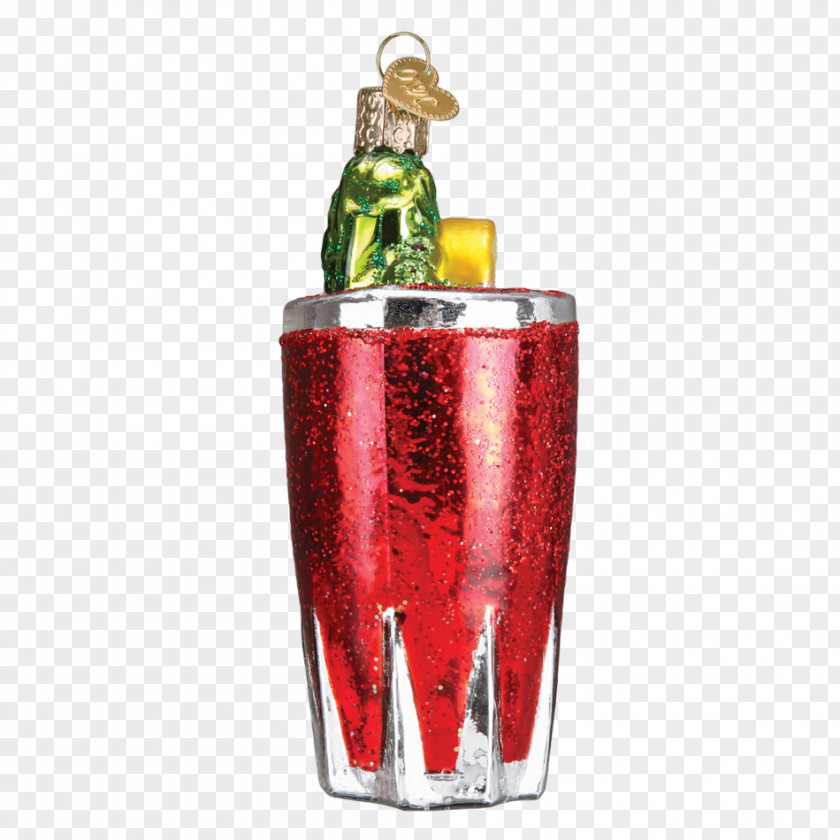 Drink Bloody Mary Christmas Ornament PNG