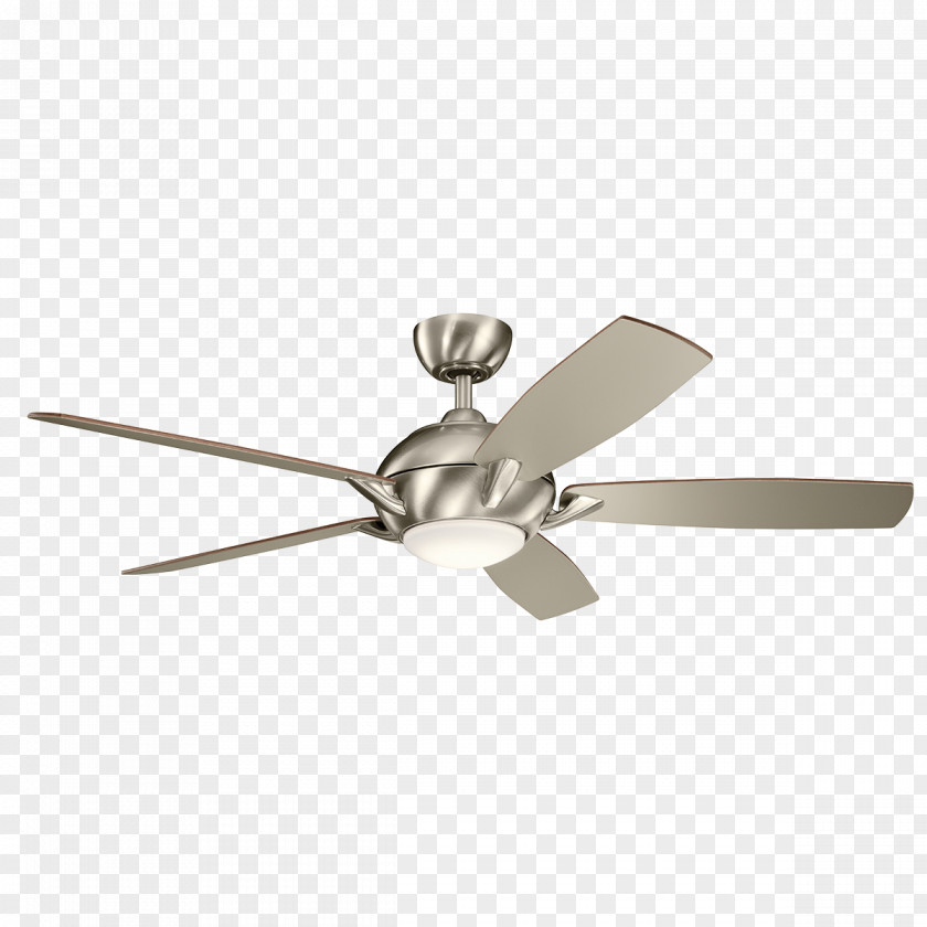 Fan Brushed Metal Ceiling Fans Stainless Steel Blade PNG