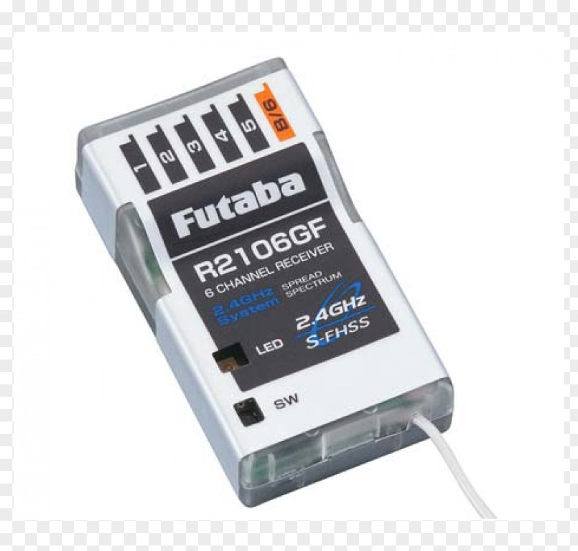 Futaba Frequency-hopping Spread Spectrum Corporation Radio Control Hitec Receiver PNG