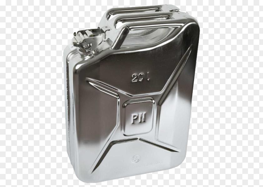 Jerrycan Metal Stainless Steel Fuel PNG