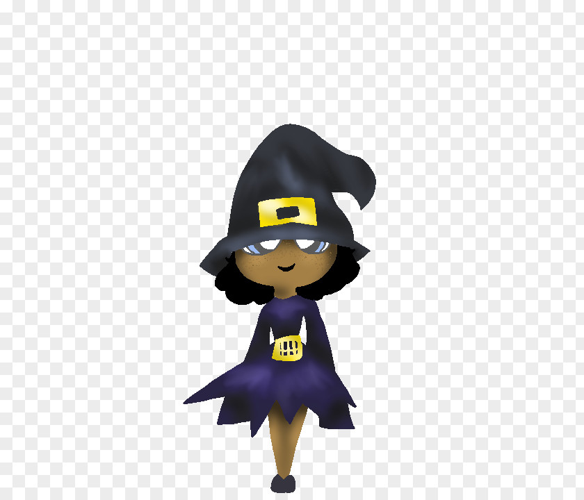 Witch Shadow Figurine Character Animated Cartoon PNG