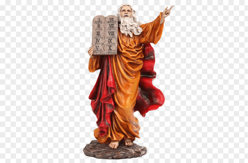 God Statue Michael Ten Commandments Figurine PNG