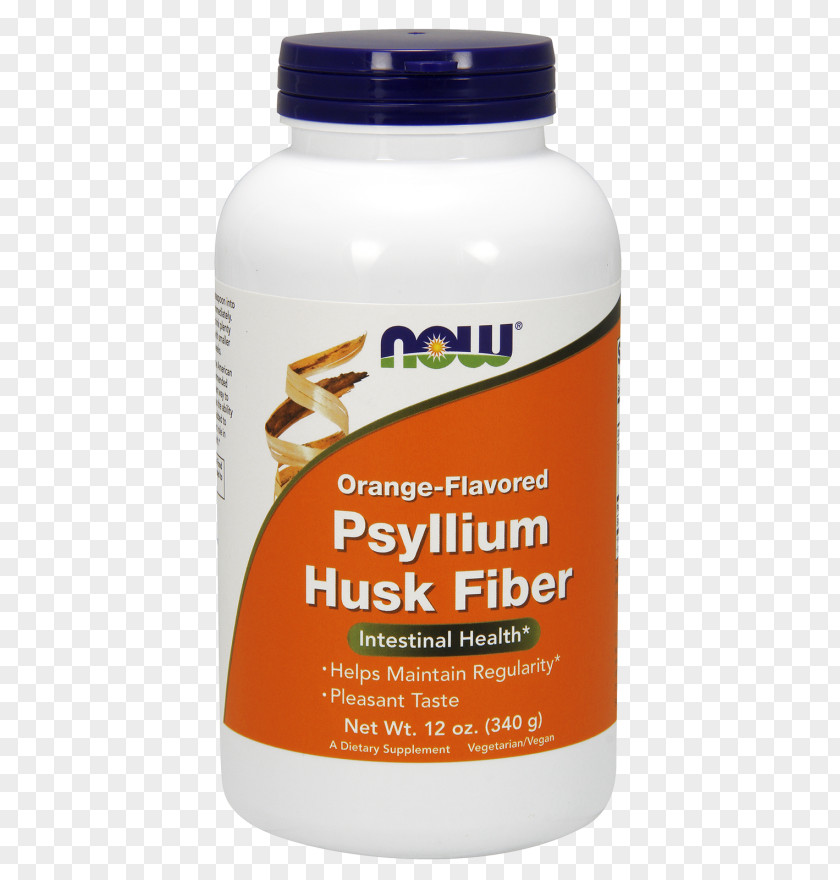 Psyllium Husk Dietary Supplement NOW Foods Capsule Powder PNG