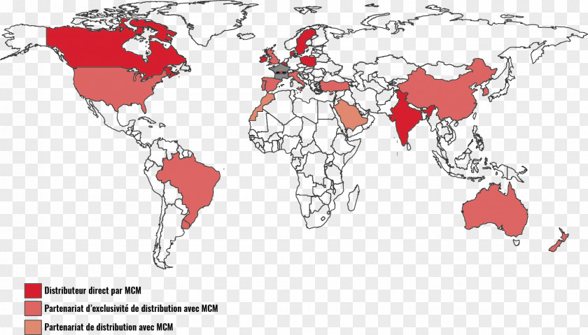 World Map Thematic Choropleth PNG