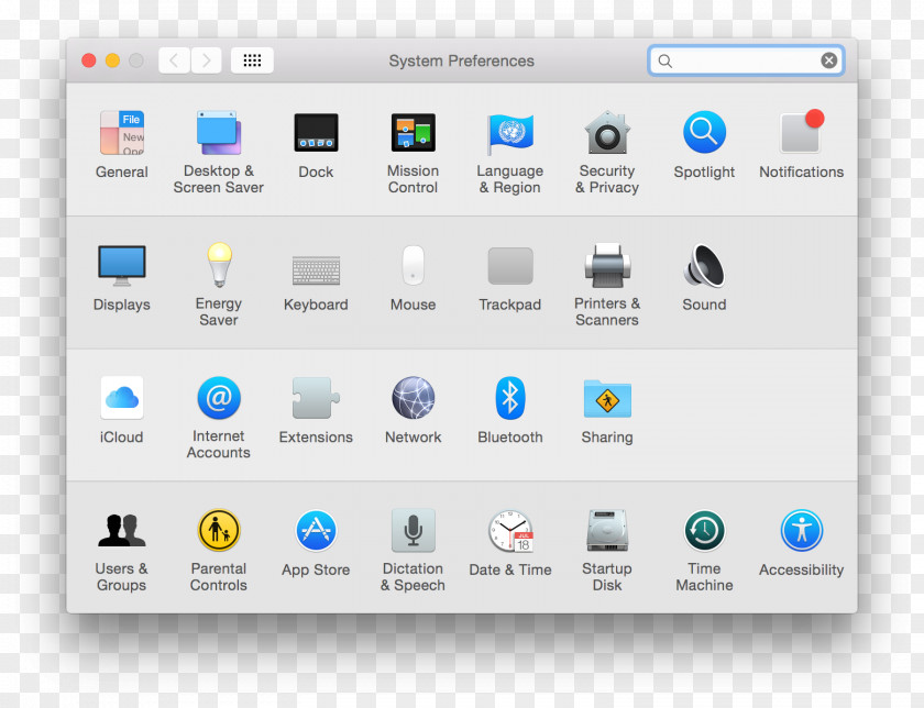 Apple MacOS OS X Yosemite Operating Systems PNG