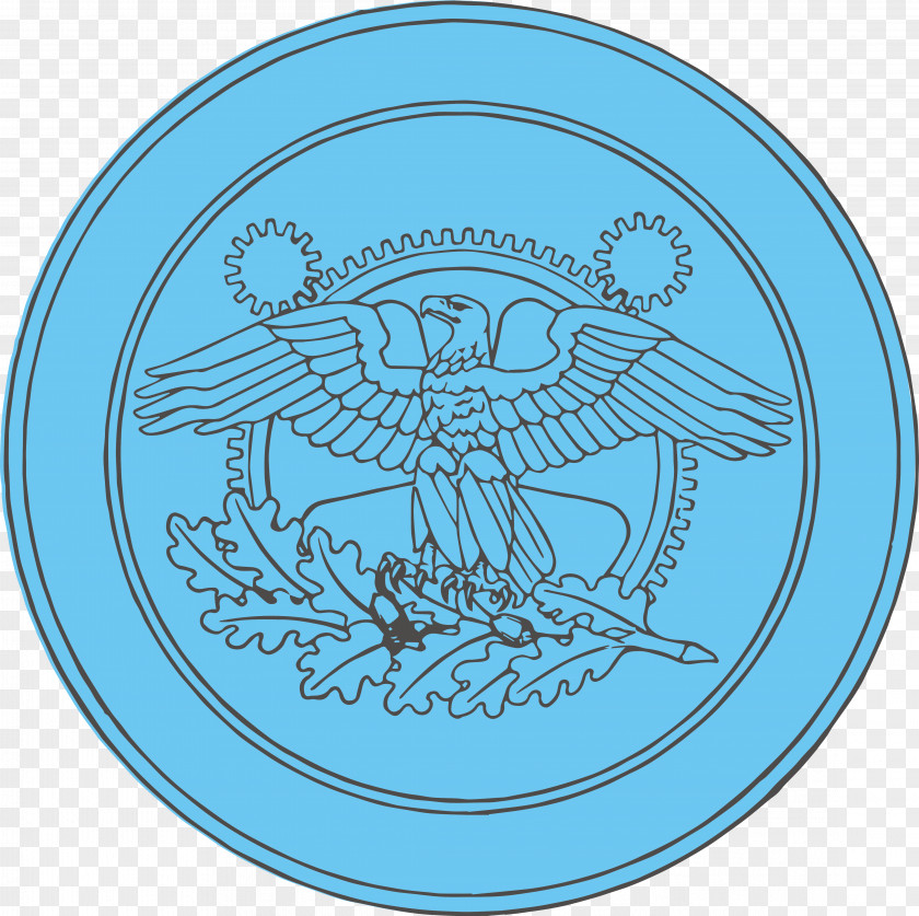 Blue Eagle Logo Clip Art PNG