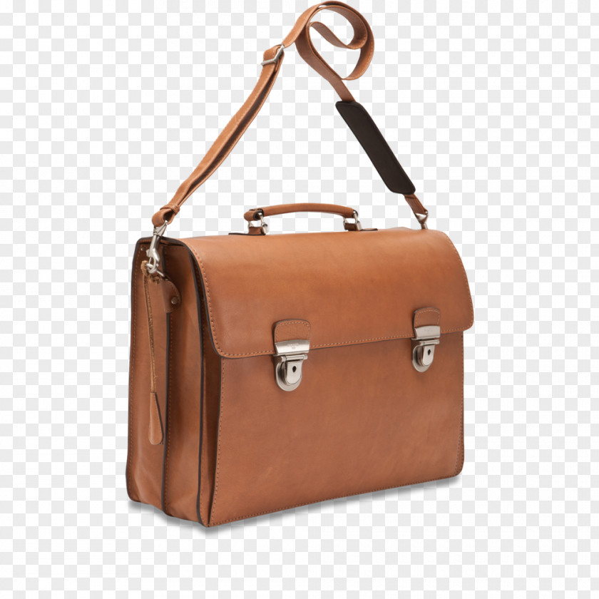 Camel Leather Wall Briefcase Handbag Guess PNG