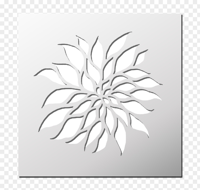 Snowflake Paper Stencil Drawing Art PNG