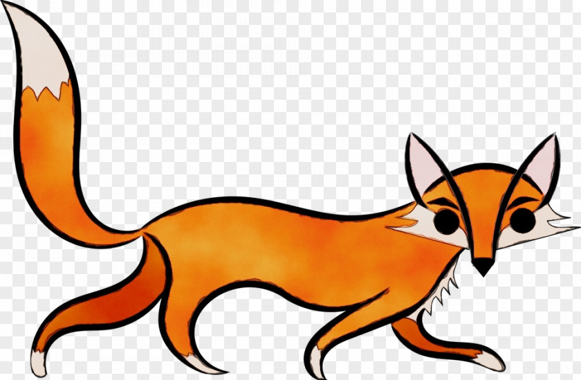 Animal Figure Snout Fox Drawing PNG