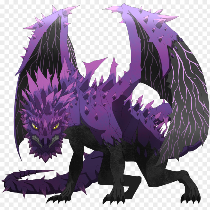 Dragon Carnivora Cartoon Purple PNG