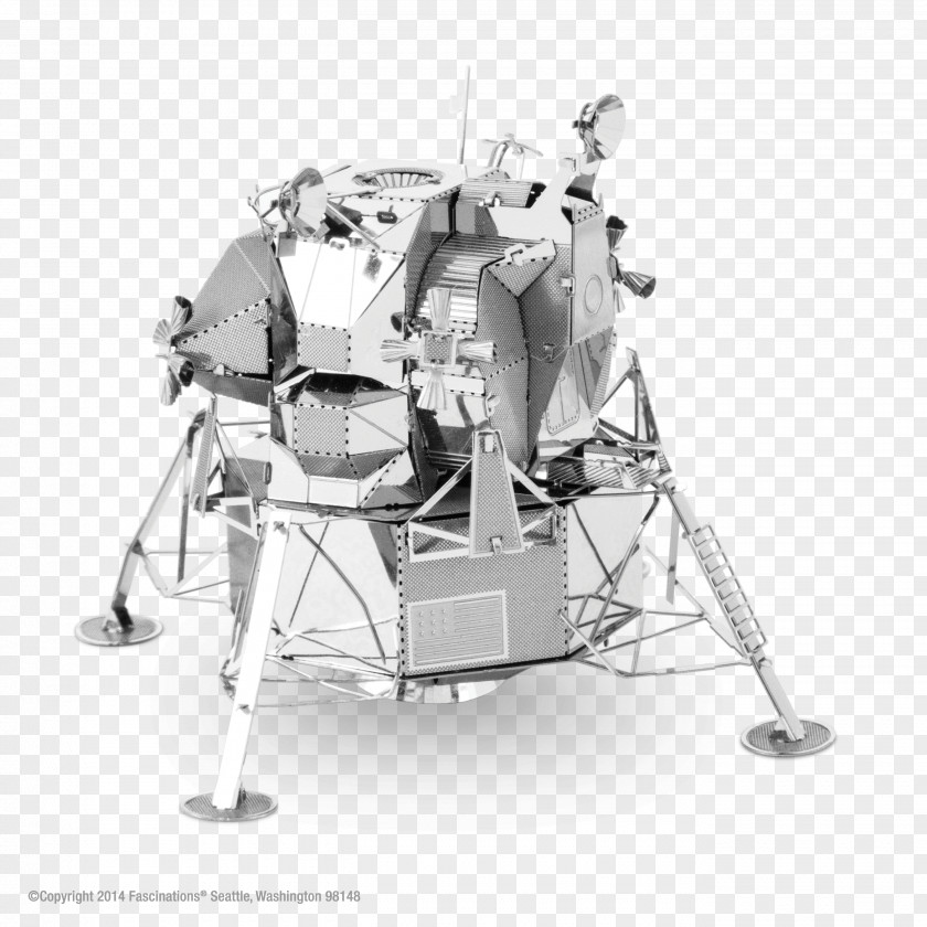 Moon Apollo Program Lunar Module Landing Laser Cutting Lander PNG