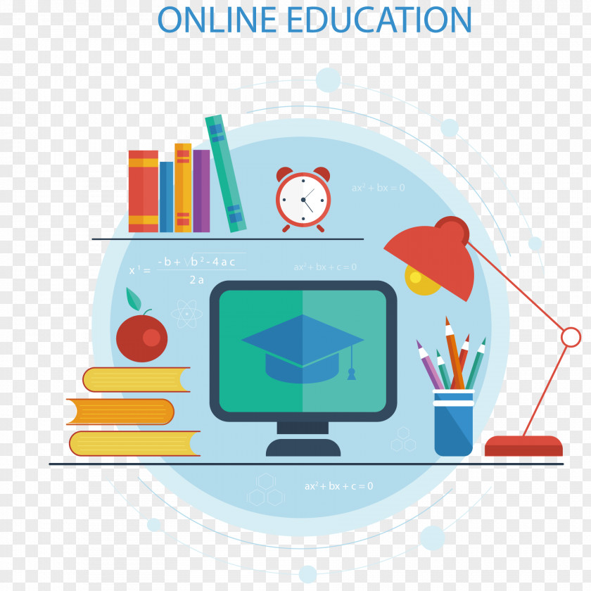 Online Education Vector Educational Technology Distance Course PNG