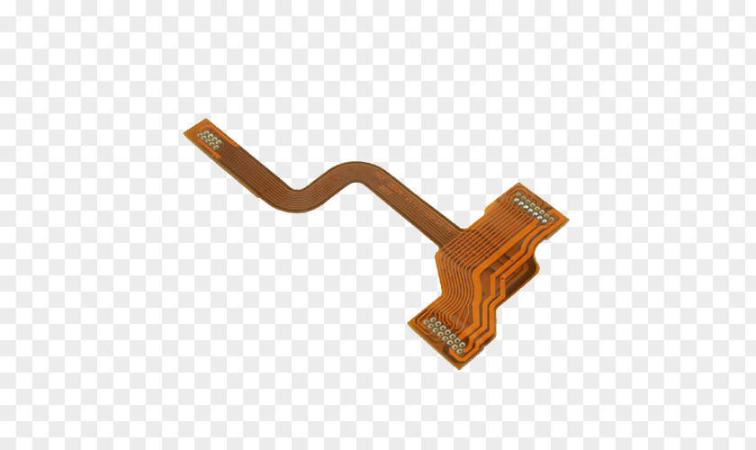 Printed Circuit Board Flexible Electronics Flat Cable PNG
