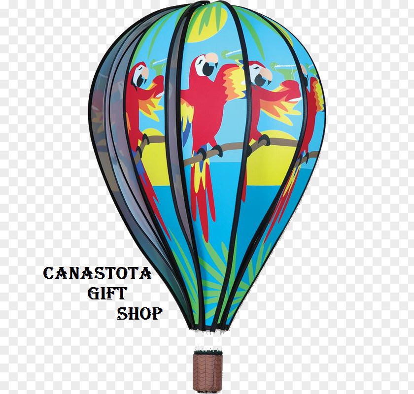 Balloon Hot Air Wind Kite It's Five O'Clock Somewhere PNG