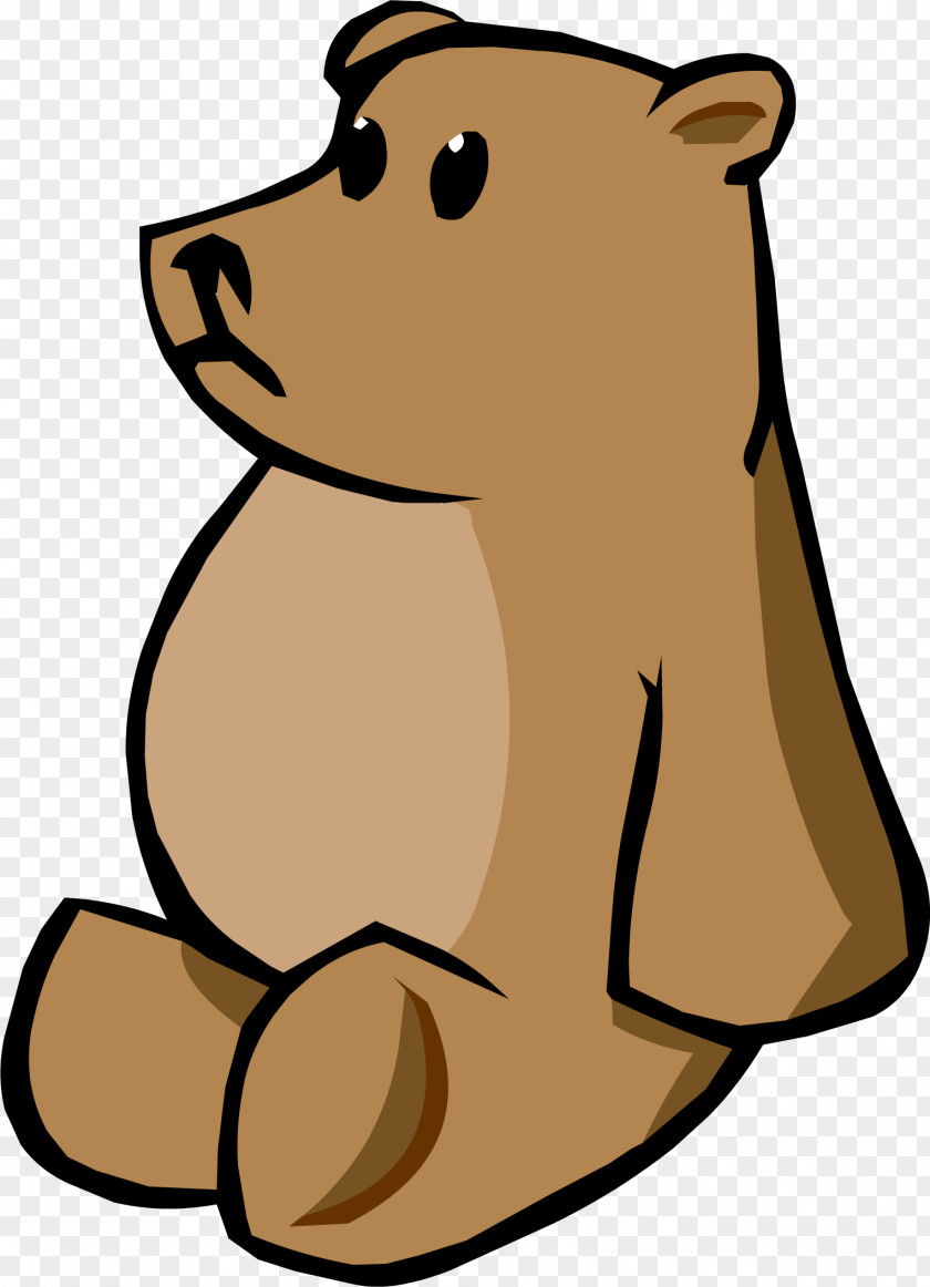 Bear Club Penguin Brown Clip Art PNG