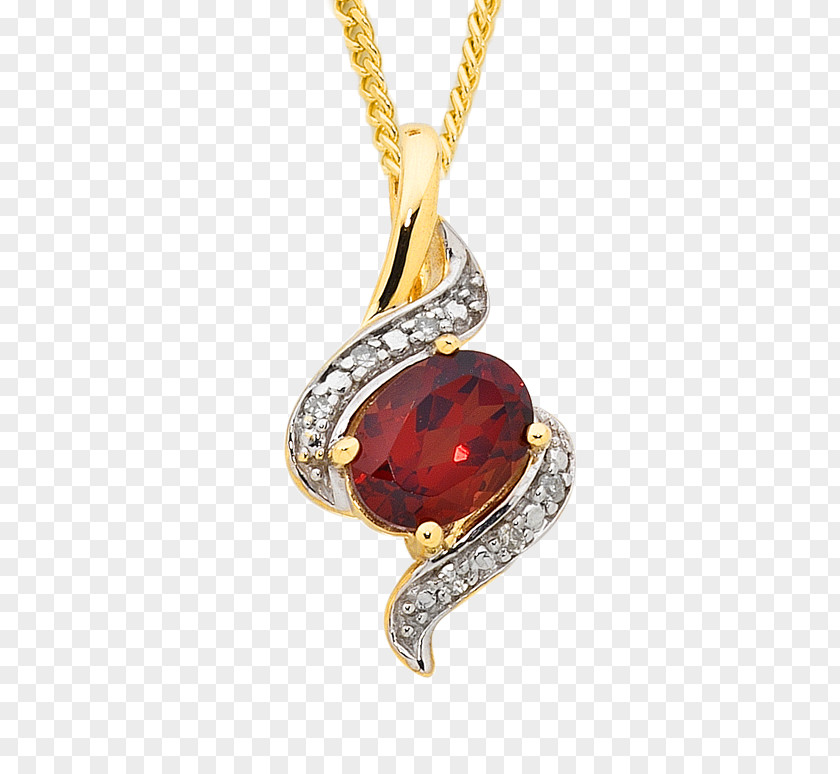 Diamond Set Ruby Locket Body Jewellery Amber PNG