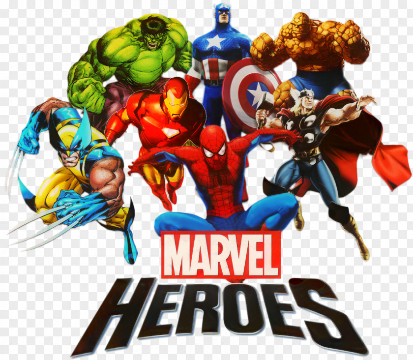 Hulk Marvel Heroes 2016 Spider-Man Vision Thor PNG