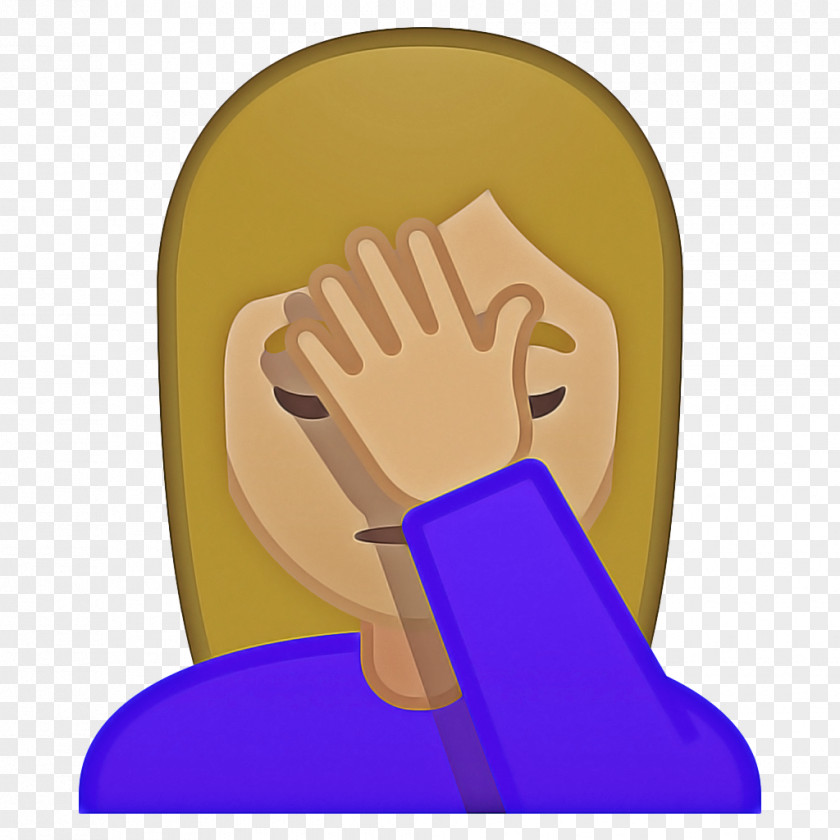 Thumb Hand Emoji Facepalm PNG