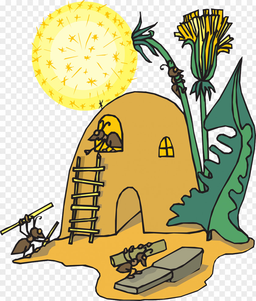 Ants House Ant Colony Home Insect Clip Art PNG