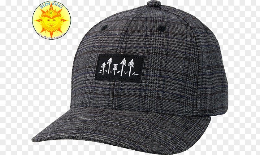 Grey Plaid Disc Golf Clip Art Baseball Cap Basket PNG