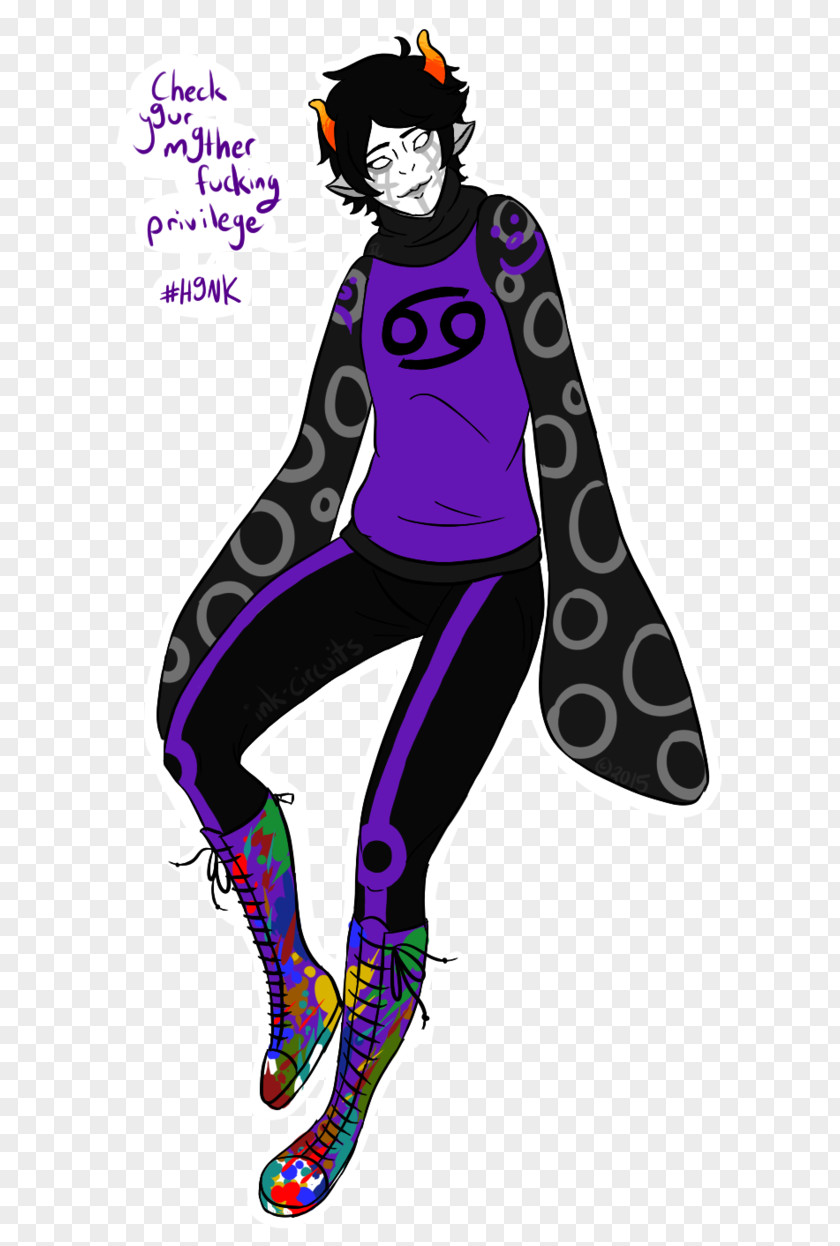 Karkat Peixes Blood Swap Homestuck Cosplay MS Paint Adventures Art Purple PNG