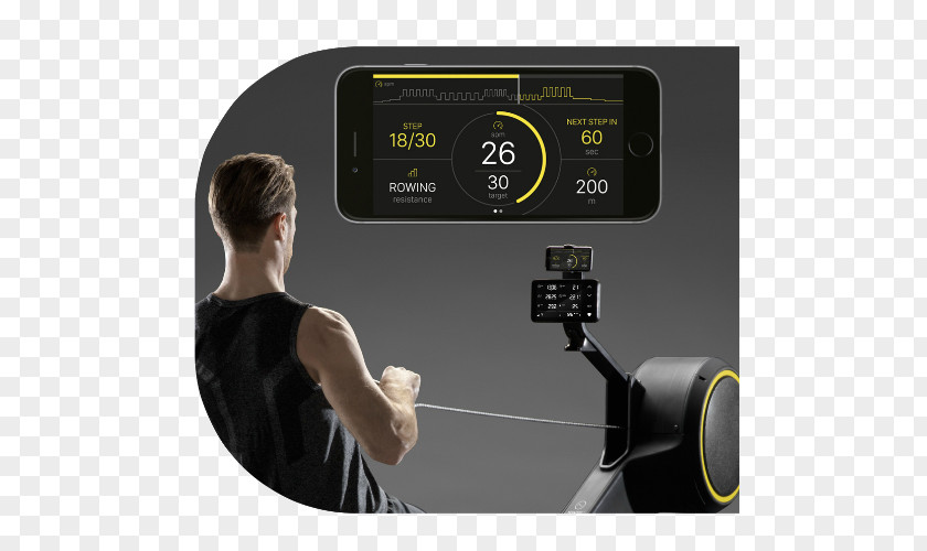 Technology Sensitivity Effect Rowing Indoor Rower Product Design Multimedia Machine PNG